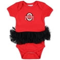 thumbnail image 1 of Infant & Newborn Two Feet Ahead  Scarlet Ohio State Buckeyes Tutu Bodysuit, 1 of 1