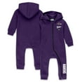 thumbnail image 1 of Infant & Newborn WEAR by Erin Andrews Purple Baltimore Ravens Hooded Fleece Full-Zip Coverall, 1 of 3