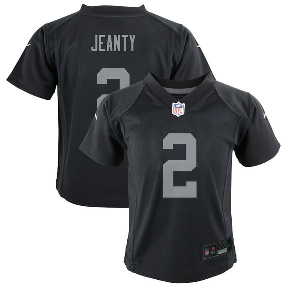 Infant Nike Ashton Jeanty Black Las Vegas Raiders Team Player Game Jersey
