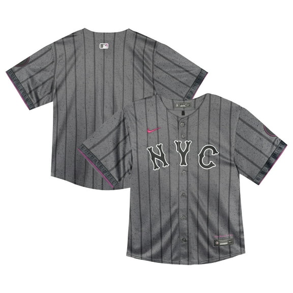 Infant-Nike  Gray New York Mets 2024 City Connect Limited Jersey