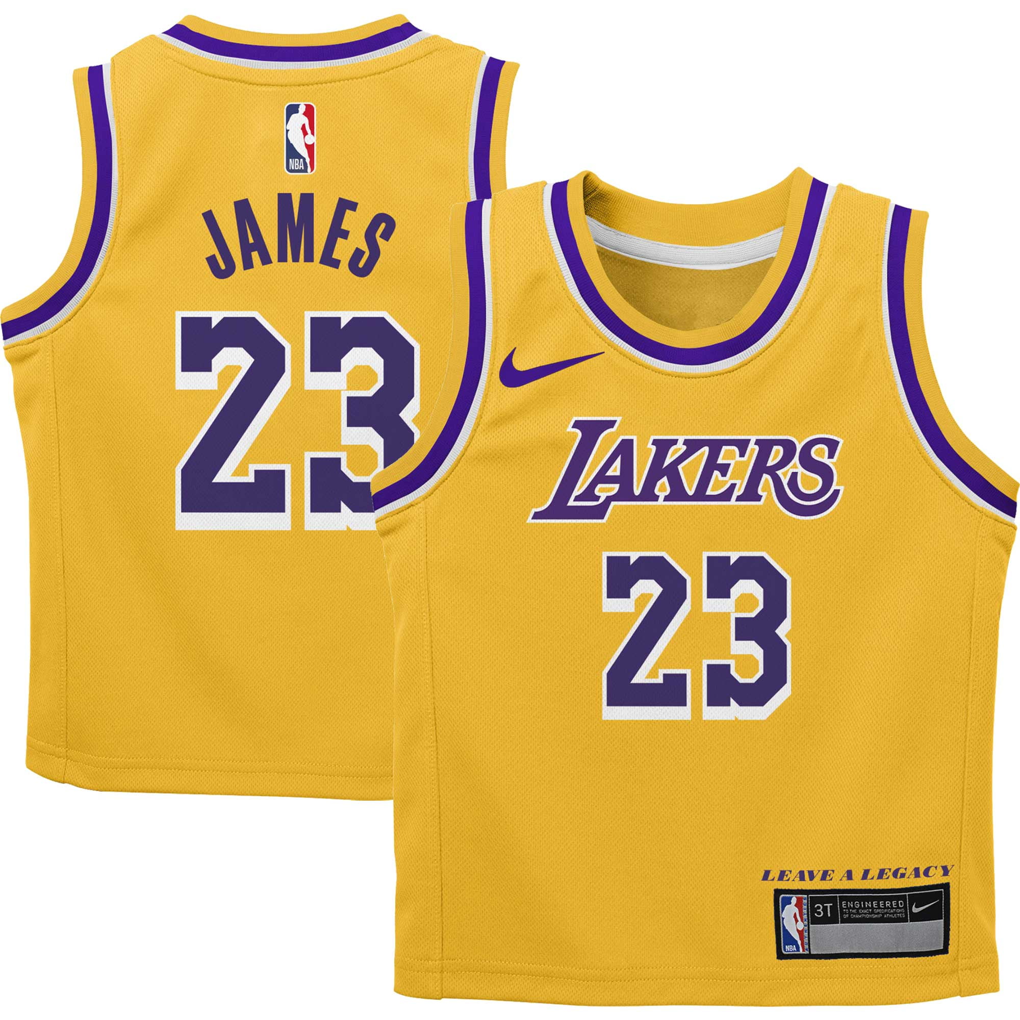 Men's Fanatics Branded LeBron James Gold Los Angeles Lakers Team Player  Jersey 