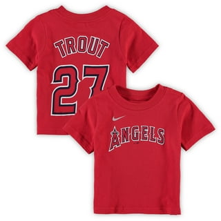 Mike Trout Youth Los Angeles Angels Toddler Girls 3t Red Jersey T-Shirt  100% Cot - clothing & accessories - by owner 