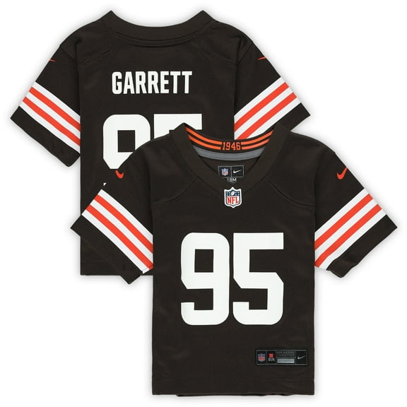 Infant Nike Myles Garrett Brown Cleveland Browns Team  Player Game Jersey