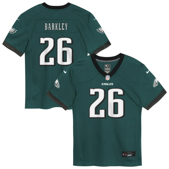 Infant Nike Saquon Barkley Midnight Green Philadelphia Eagles Team  Player Game Jersey