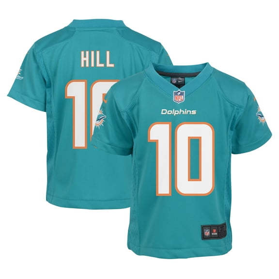 Infant Nike Tyreek Hill Aqua Miami Dolphins Team  Player Game Jersey