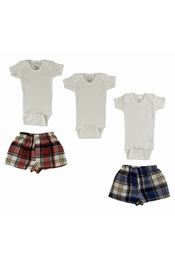 Infant Onezies and Boxer Shorts