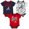 thumbnail image 1 of Infant Outerstuff Atlanta Braves All Day Play Three-Piece Bodysuit Set, 1 of 4