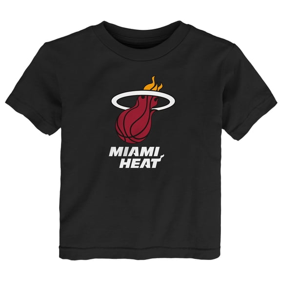 Infant Outerstuff Black Miami Heat Primary Logo T-Shirt