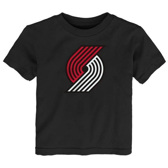Infant Outerstuff Black Portland Trail Blazers Primary Logo T-Shirt