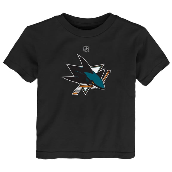 Infant Outerstuff Black San Jose Sharks Primary Logo T-Shirt