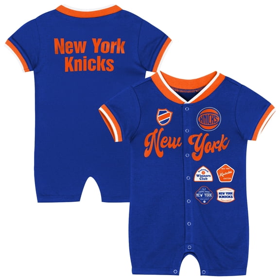 Infant Outerstuff Blue New York Knicks Pinch Romper