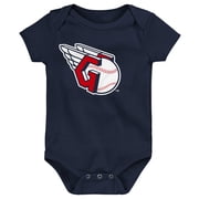 Infant Outerstuff Navy Cleveland Guardians Logo Bodysuit