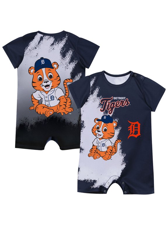 Infant Outerstuff Navy Detroit Tigers Baby Mascot Bodysuit