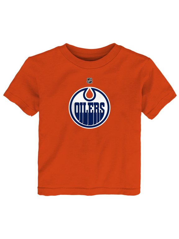 Infant Outerstuff Orange Edmonton Oilers Primary Logo T-Shirt