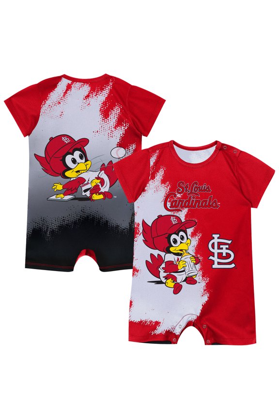 Infant Outerstuff Red St. Louis Cardinals Baby Mascot Bodysuit