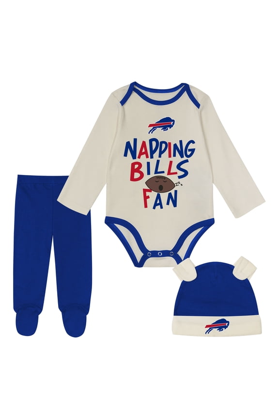 Infant-Outerstuff  Royal Buffalo Bills Little Champ Three-Piece Set