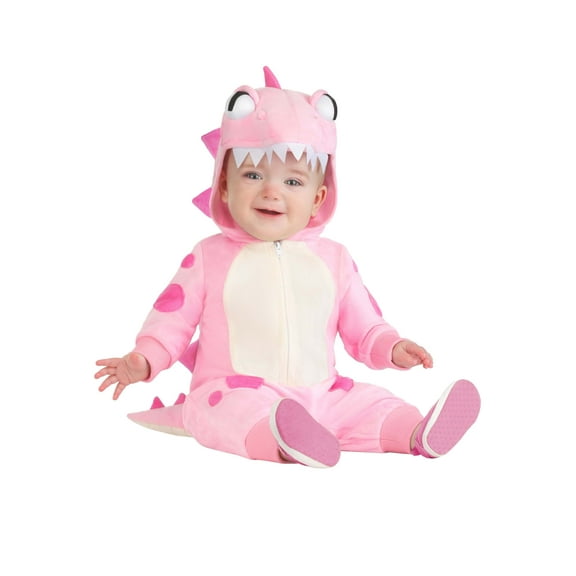 Infant Pink Dinosaur Onesie Costume
