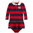 thumbnail image 1 of Infant Polo Ralph Lauren  Navy/Red Yankees  Rugby Dress, 1 of 3