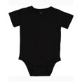 thumbnail image 1 of Rabbit Skins Infant 100% Cotton Jersey Short Sleeve Bodysuit, Black, 12 Months, 1 of 2