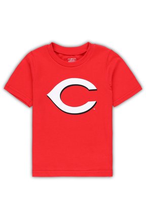 Infant Red Cincinnati Reds Team Crew Primary Logo T-Shirt