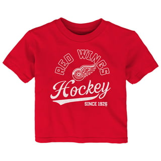 Detroit Red Wings Vintage Replica Home Fanatics Jersey by Vintage Detroit Collection