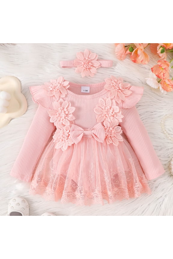 Infant Red Infant Girl Clothes Baby Rompers Girl Dresses Infant Girl Outfits 1st Birthday Girl Outfit Baby Dresses 3-6 Months