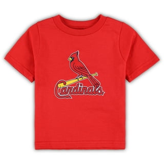 Women's Fanatics Branded Red St. Louis Cardinals Logo Fitted T-Shirt