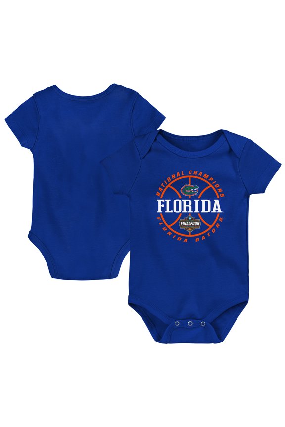 Infant Royal Florida Gators 2025 NCAA Men's Basketball National Champions Slam Dunk Bodysuit