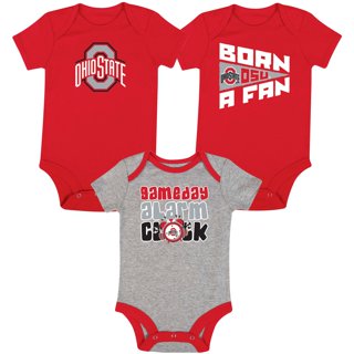 Youth Russell Athletic Scarlet Ohio State Buckeyes Football Jersey