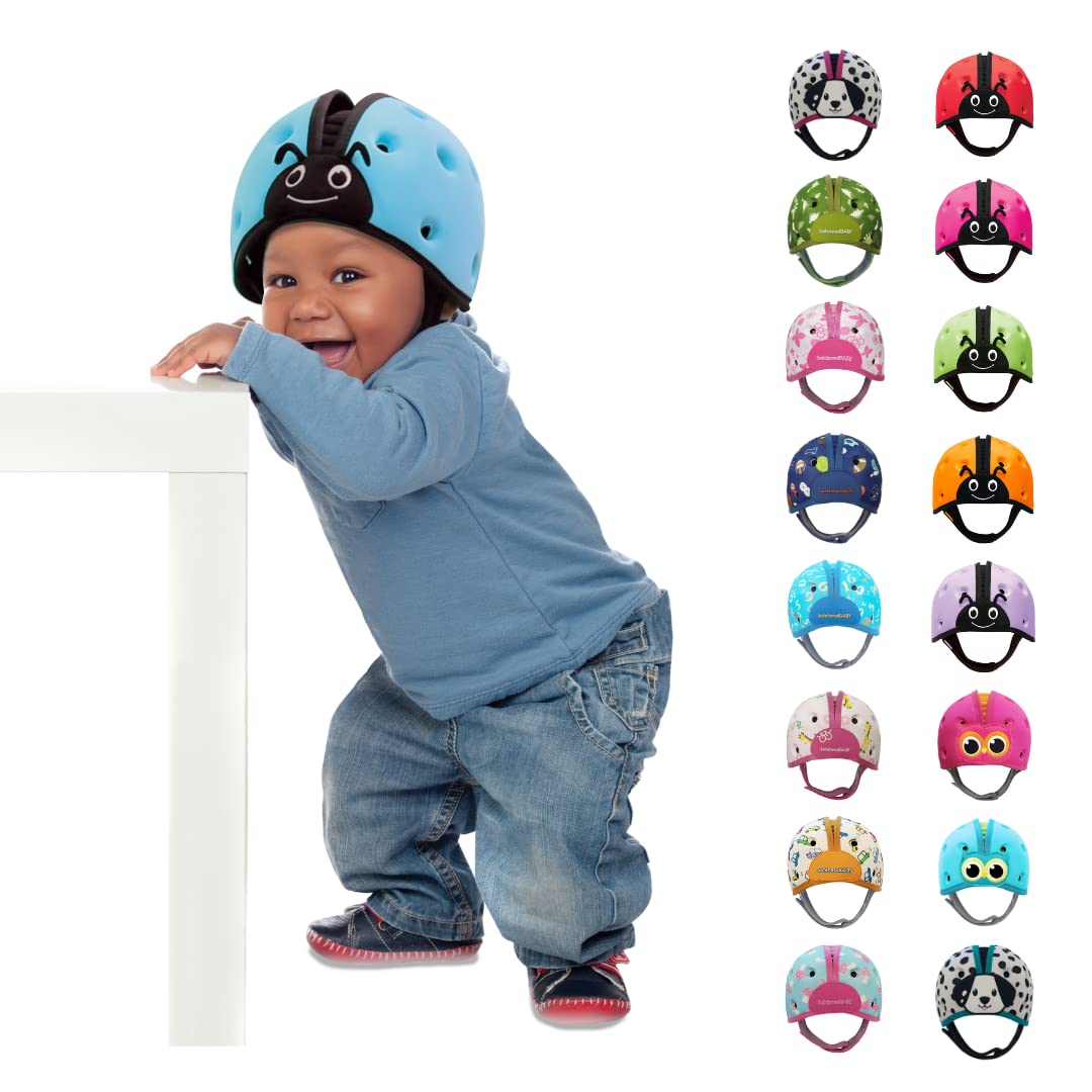 Infant Safety Helmet Baby Crawling and Walking Safety Crash Helmets Toddler Helmet, Ladybird