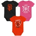 thumbnail image 1 of Infant San Francisco Giants Slide Home Three-Pack Bodysuit Set, 1 of 4