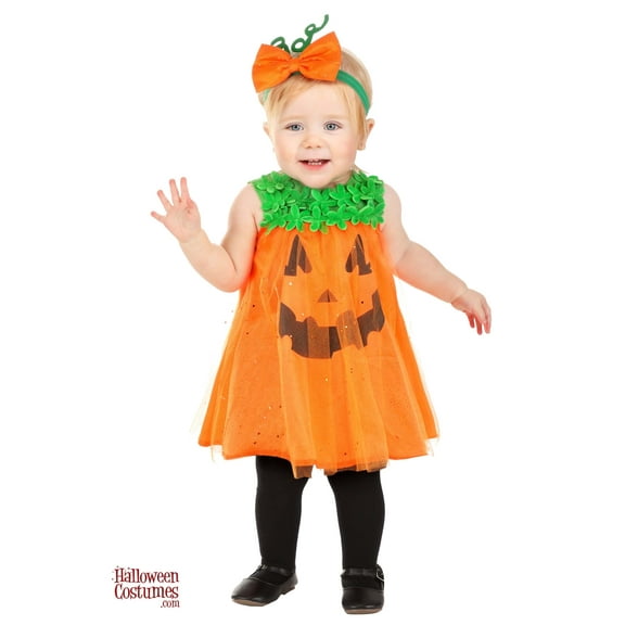 Infant Shimmering Pumpkin Costume
