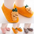 thumbnail image 1 of Shoes Boys Girls Carrot Sneakers Non- Rubber Sole Baby Crib First Walker Shoes Pink 18 M-24 M, 1 of 6