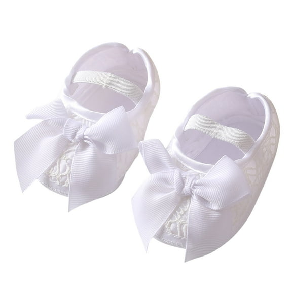 Infant Shoes Sizes 0-3 Months Soft Walkers Princess Comfortable Breathable Daily Trendy White Baby Shoes