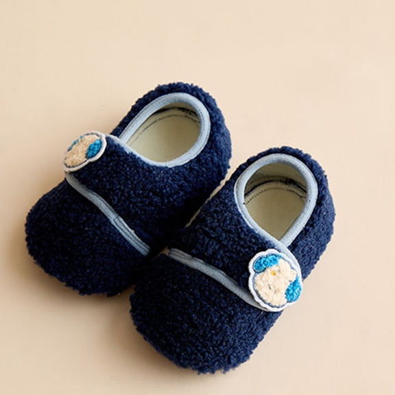 Infant Shoes and Socks Winter Warmth Walking Shoes Soft Sole Non-Slip Pre-Walking Shoes for Newborn Babies Toddlers Boys Girls with Rabbit Frog Designs and Easy Closure for Cozy Wear