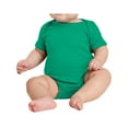 thumbnail image 1 of Infant Short Sleeve Cotton/Polyester Baby Rib Bodysuit Kelly 24M, 1 of 5