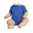 thumbnail image 1 of Infant Short Sleeve Cotton/Polyester Baby Rib Bodysuit Royal 24M, 1 of 5