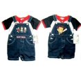thumbnail image 1 of Infant Size 24M Denim Embroidery Shortall 2-PC Sets. * 2 Units Set Pack *, 1 of 2