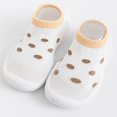 thumbnail image 1 of Slipper Socks Non- Baby Grip Socks Walking Shoes Breathable Warm Soft Sole Rubber Cotton Toddler Boy Shoes for Boys Girls, 1 of 3