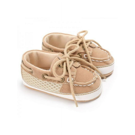Infant Sneaker Baby Boy Toddler First Walkers Stitching Straps Soft Bottom Non-slip Casual Shoes First Walkers Shoes (Toddler/Little Kid)
