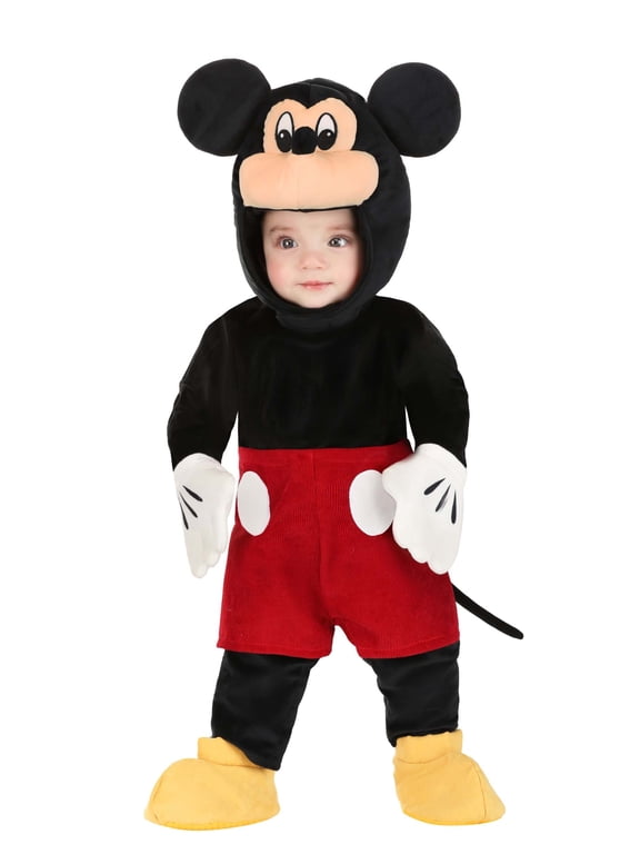 Infant Snuggly Mickey Mouse Costume