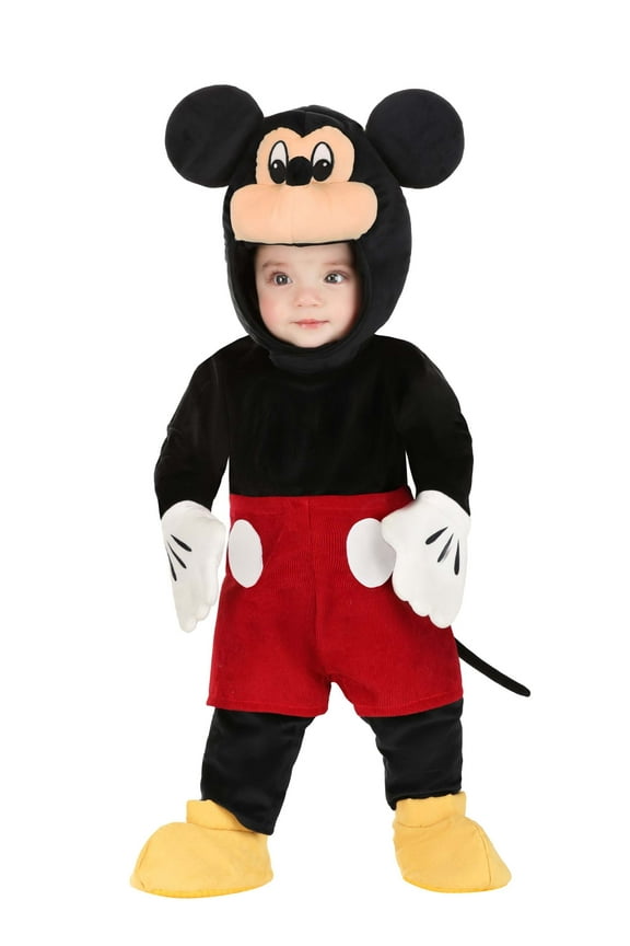 Infant Snuggly Mickey Mouse Costume