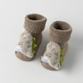 thumbnail image 1 of Infant Socks Knitted Socks Cozy Warm Crib Shoes Newborn First Floor Crawling Socks Holiday Party Xmas Decoration 0-6 Months, 1 of 3