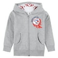 thumbnail image 1 of Infant Soft as a Grape Heather Gray Toronto Blue Jays Baseball Full-Zip Hoodie, 1 of 1