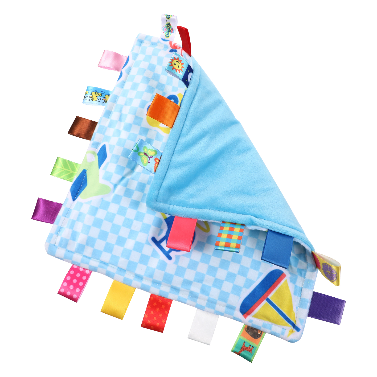 Infant Square Towel Baby Washcloth 2 Pc Soothing Can Be Imported Labels