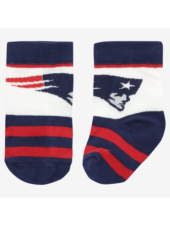 Infant Starter Navy New England Patriots Rugby Block Socks