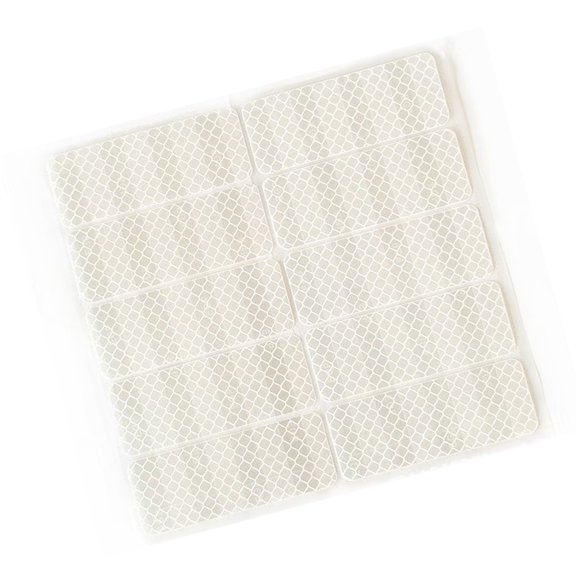 Infant Strollers Safety Reflector Decals High Visibility Water Proofing Adhesive for Nighttime Outdoor Protections 10Pcs
