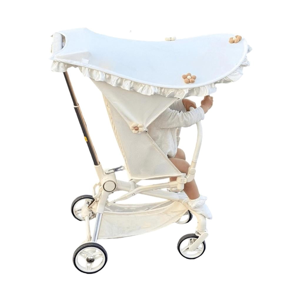 Infant Strollers Sunshade Canopy Sun Protections Pushchair Cart Awning for Daily Park Walking and Shopping Trip