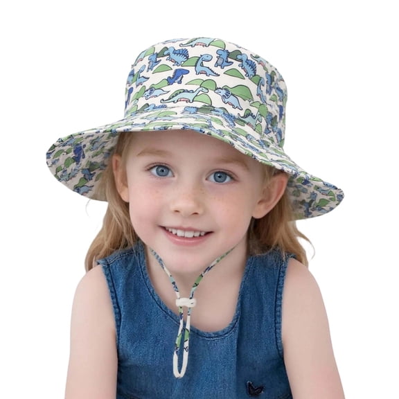 Sun Hat Toddler Kids Summer Sun Hat Upf 50 Wide Brim Fisherman Hat for Beach and Outdoor Girls Sun Hat Light Green 0 Months-8 Months