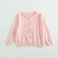 thumbnail image 1 of Infant Sweater Button Down Long Sleeve Pink Knit Cardigan Warm Autumn Winter Outfits Big Sister Gifts for Girls 1-3 Months, 1 of 3